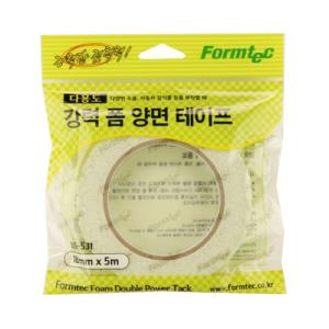 [폼텍] BS-531 강력폼양면테이프(18mm*5M)